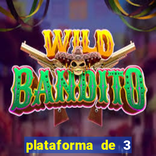 plataforma de 3 reais jogo